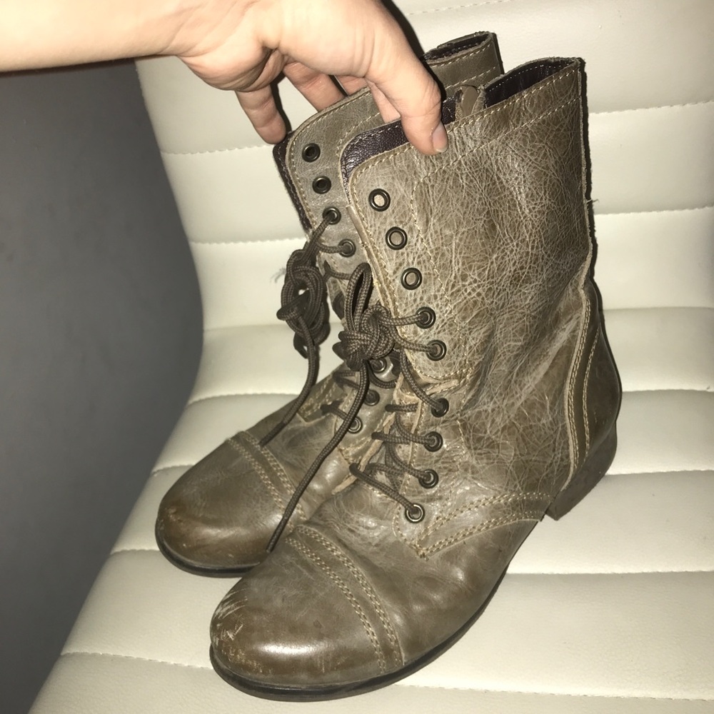 Steve Madden combat boots